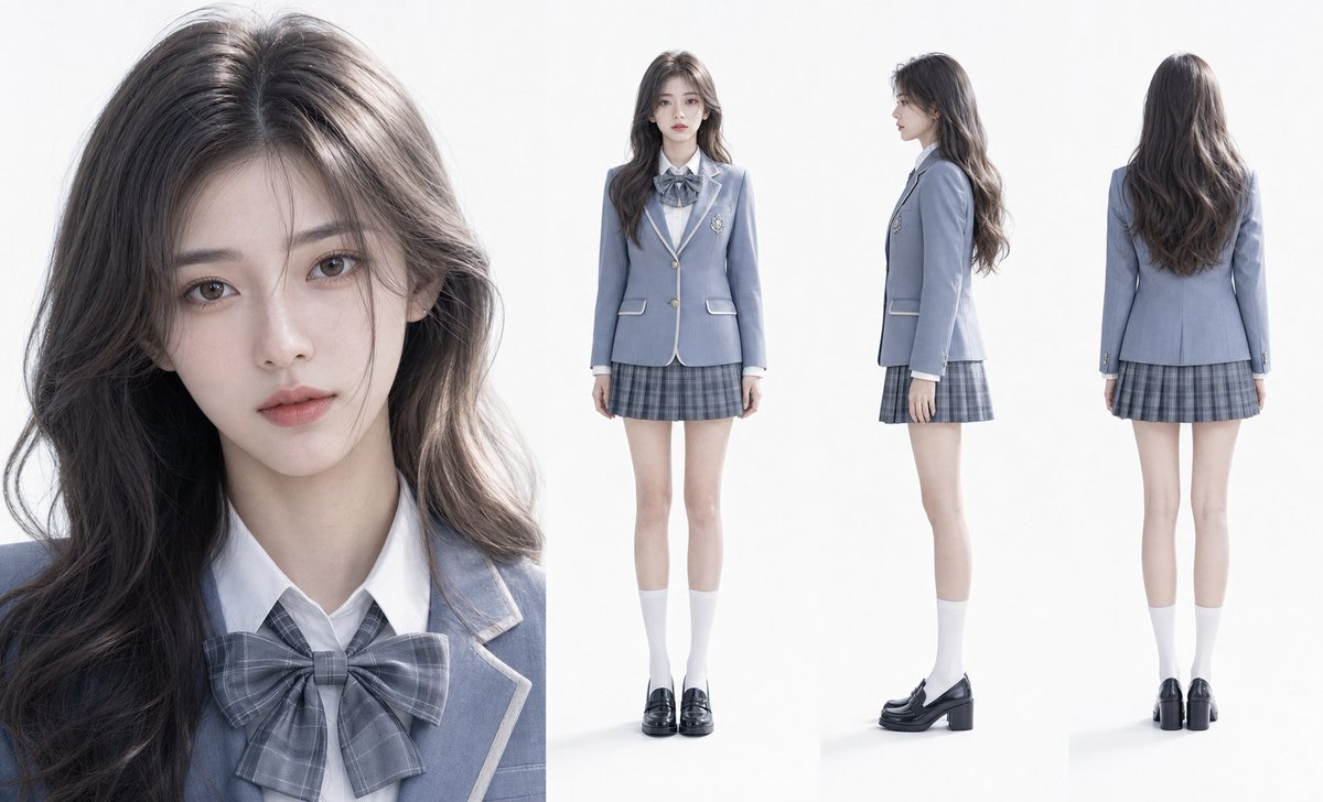 Hyper-Realistic Academy Portrait Layout