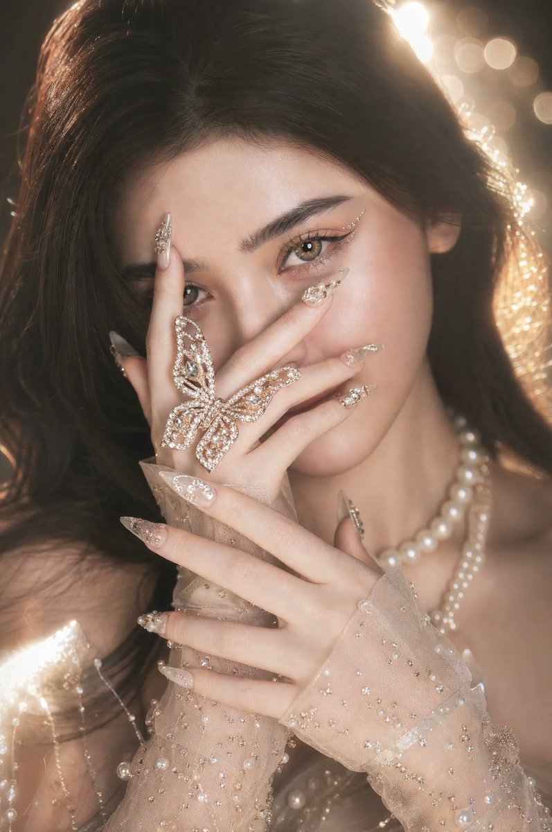 Hyper-Realistic Porcelain Beauty Portrait
