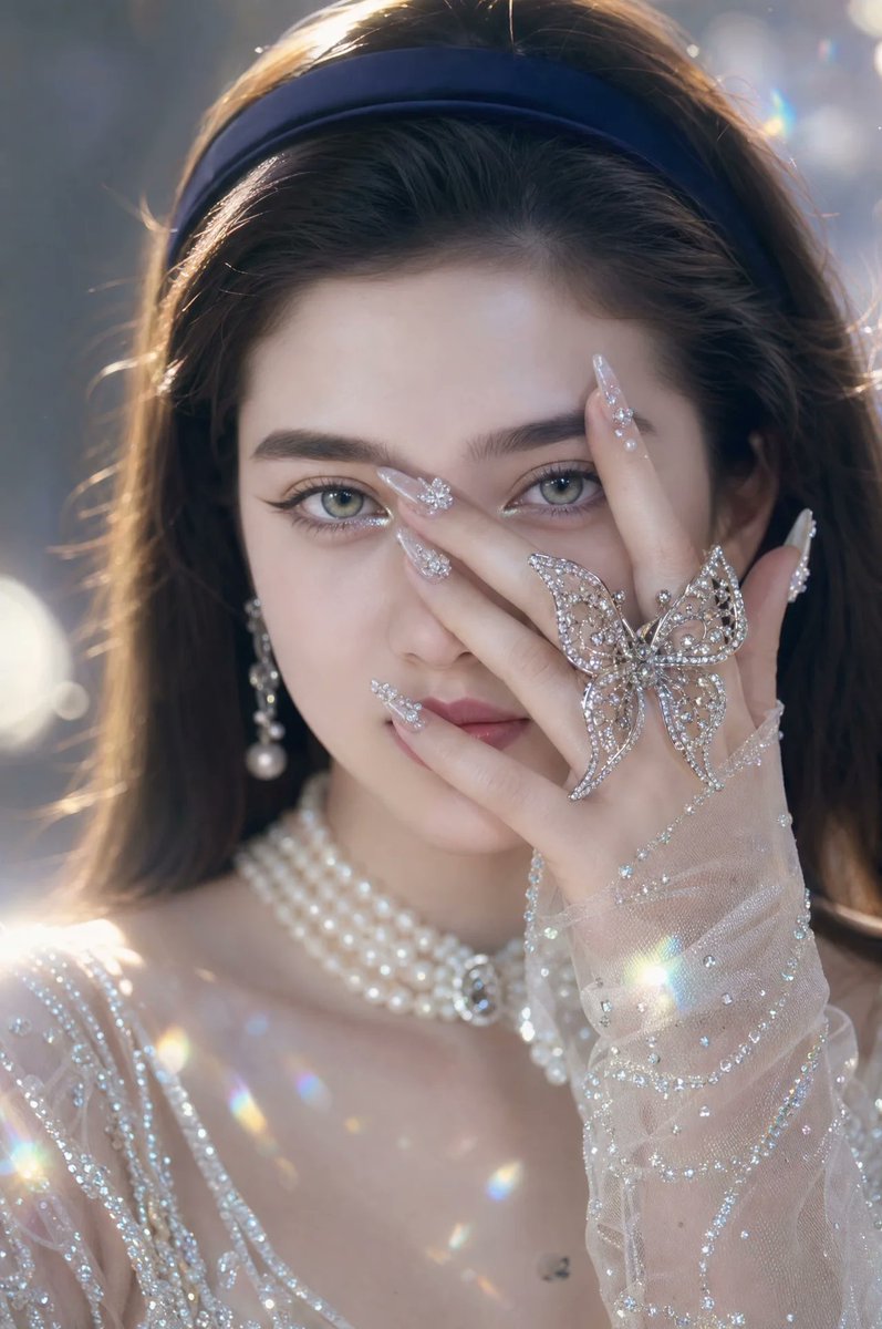 Hyper-Realistic Porcelain Beauty Portrait example 4