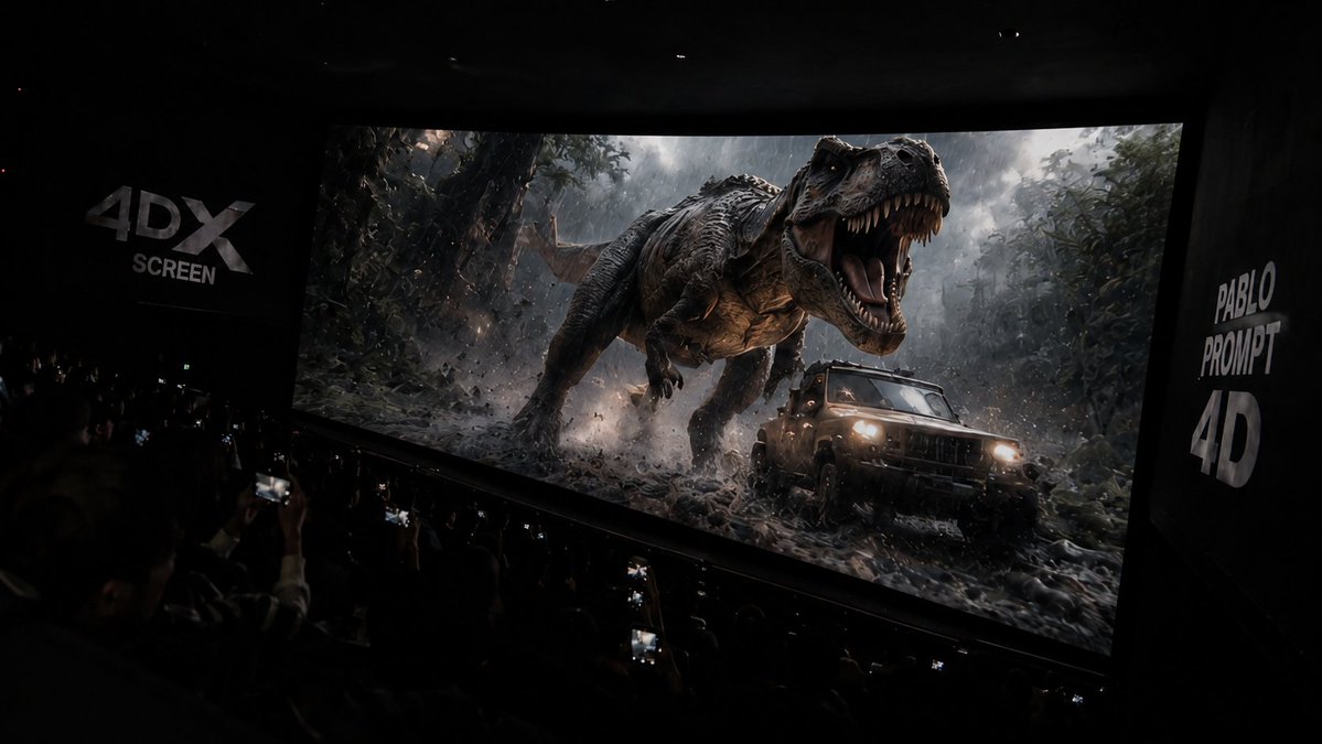Immersive 4DX Cinema Scene