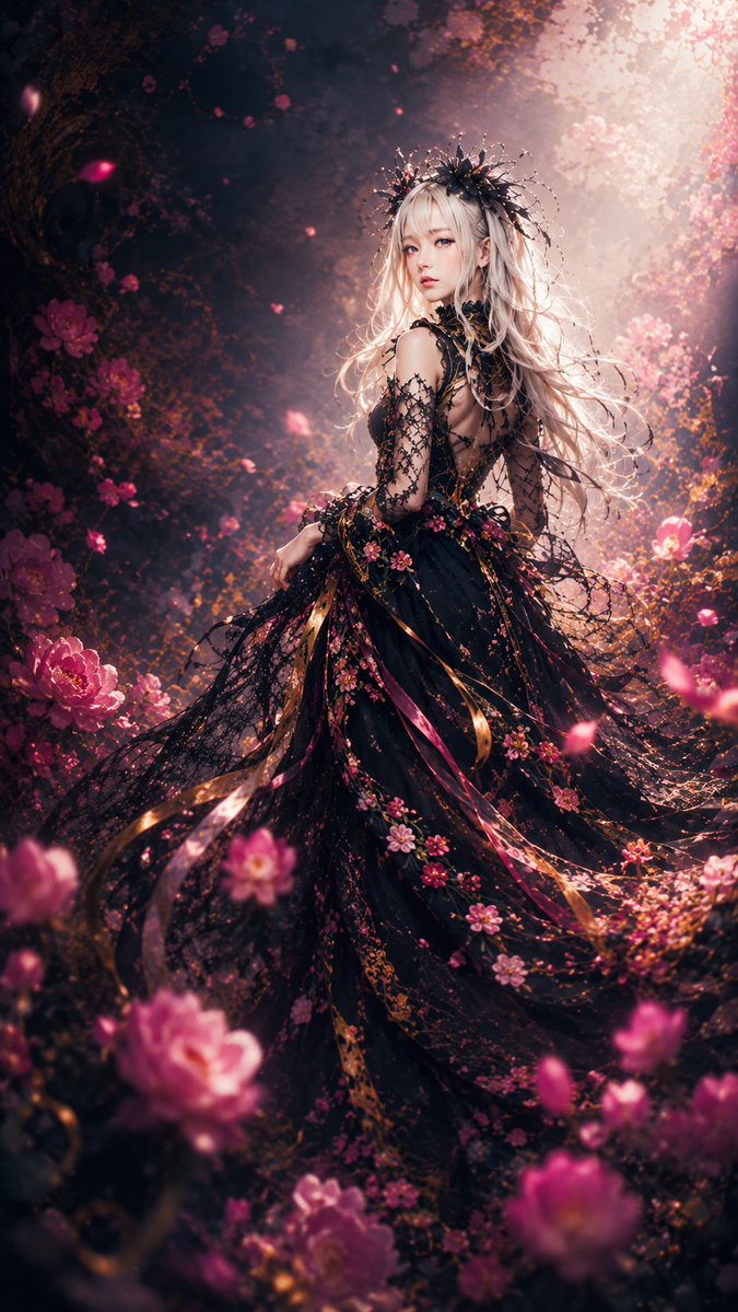 Profile / Avatar - Gothic Blossom Anime Portrait - Image 3