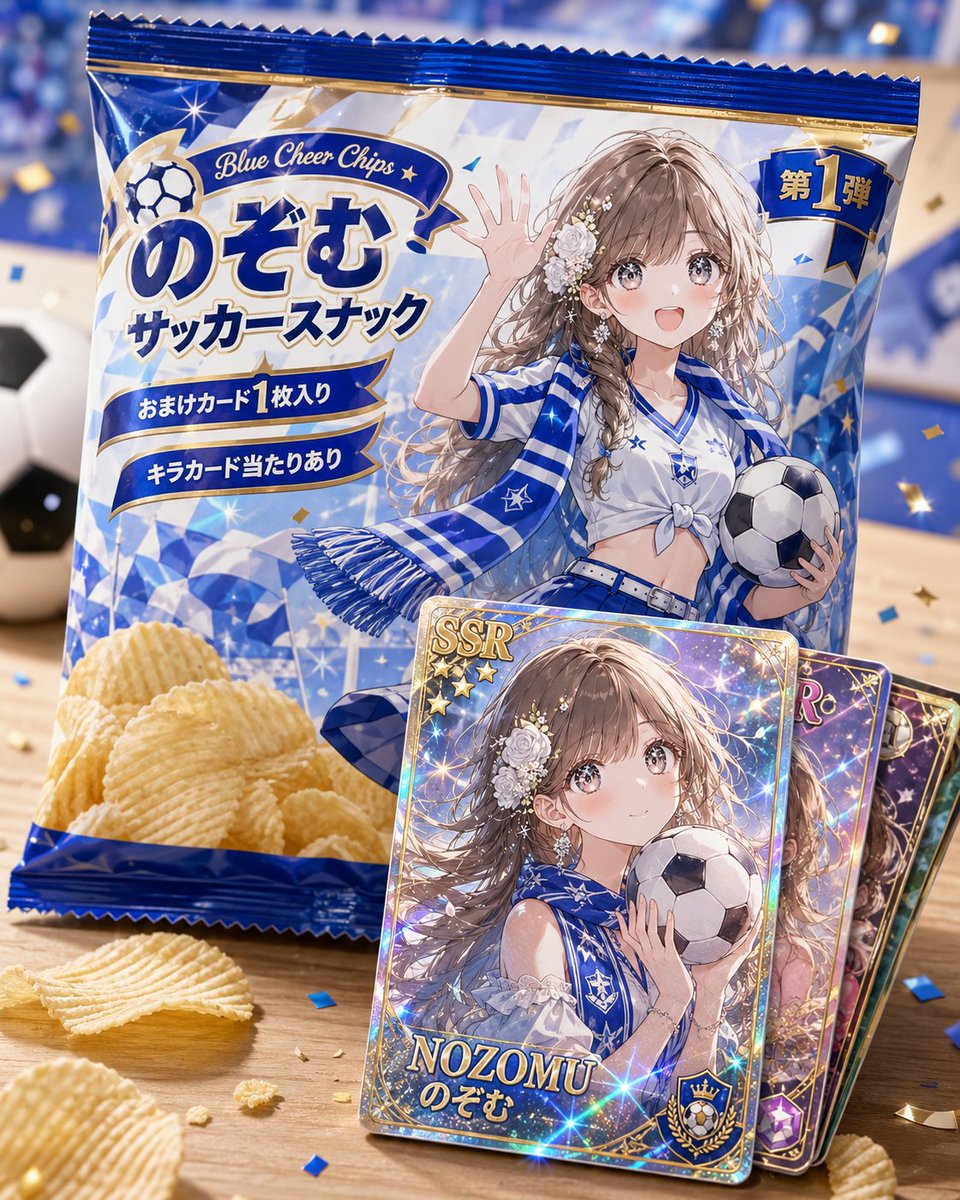Anime Soccer Snack Bag Ad