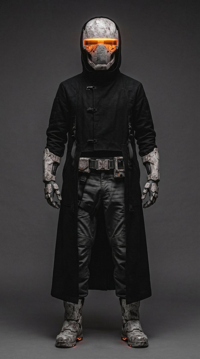 Brutalist Sci-Fi Operative
