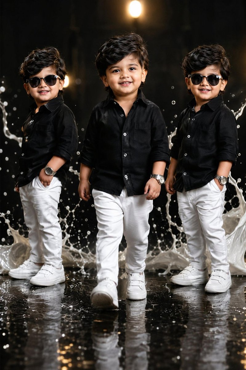 Luxury Toddler Fashion Portrait