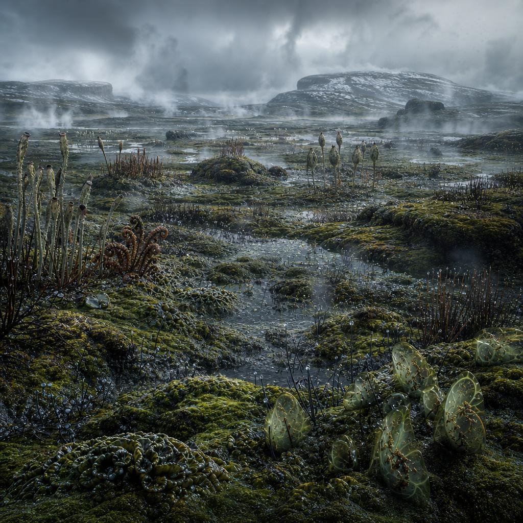 Ancient Prehistoric Swamp Landscape