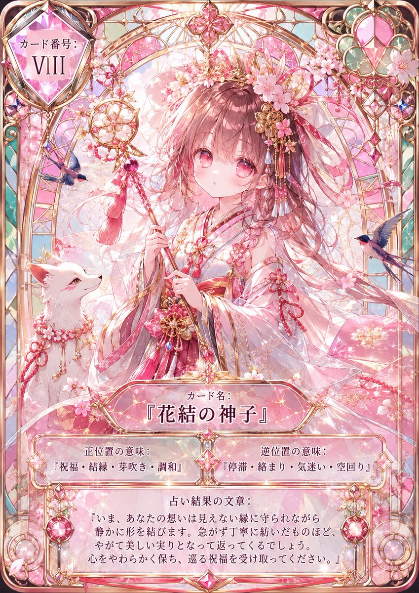 Sakura Divinity Tarot Card