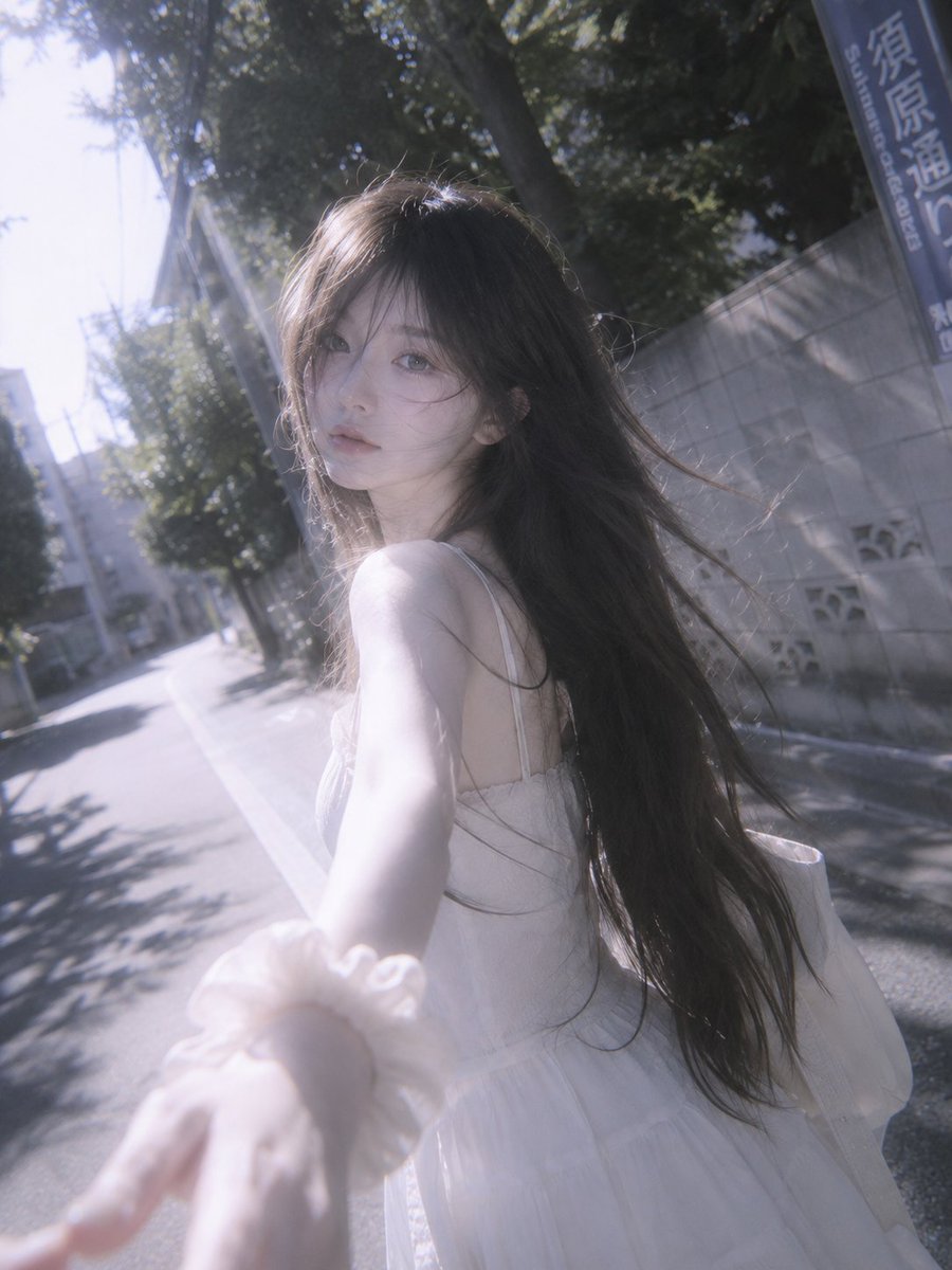Surreal Japanese Summer Doll Portrait example 2