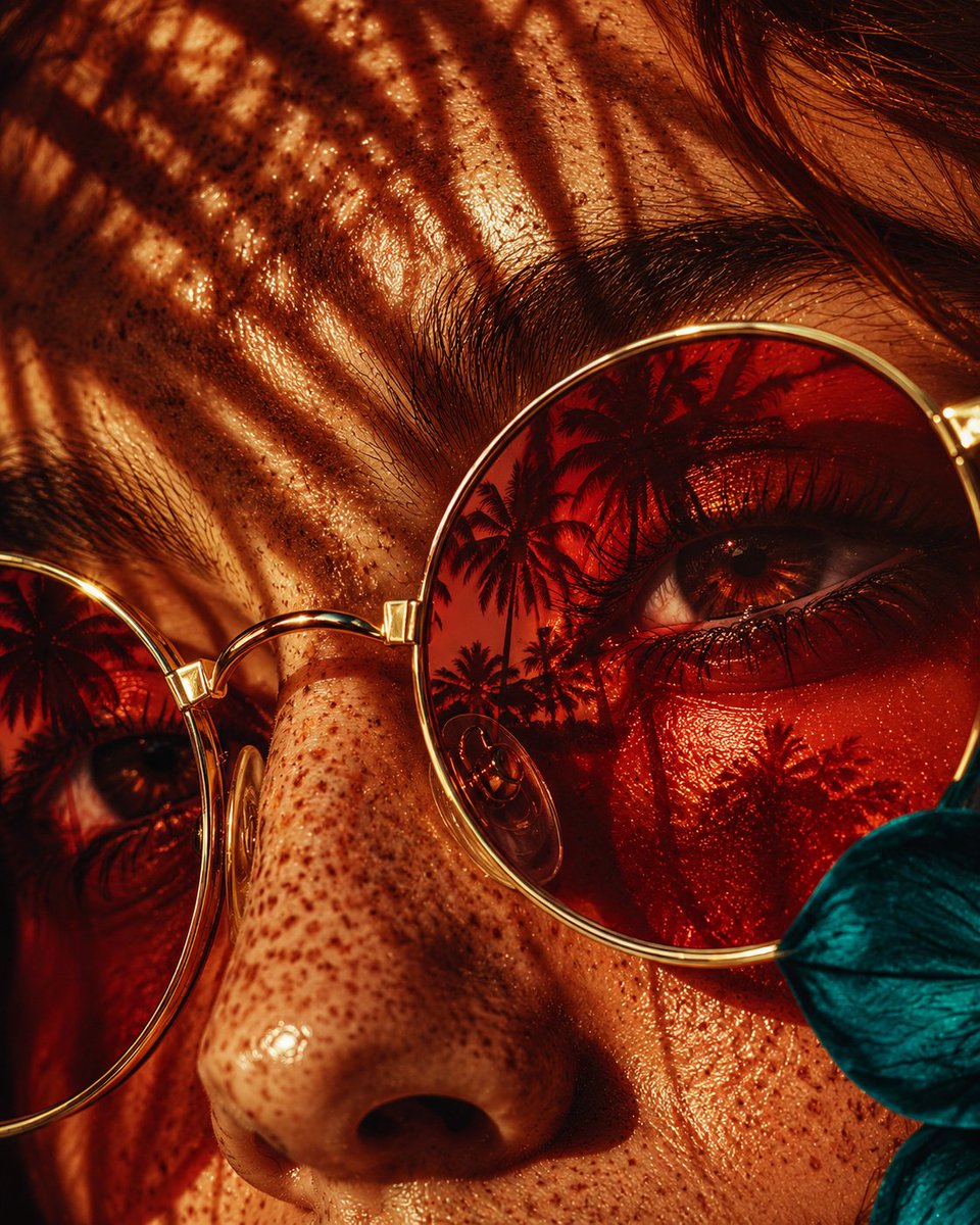 Summer Heat Editorial Poster example 3