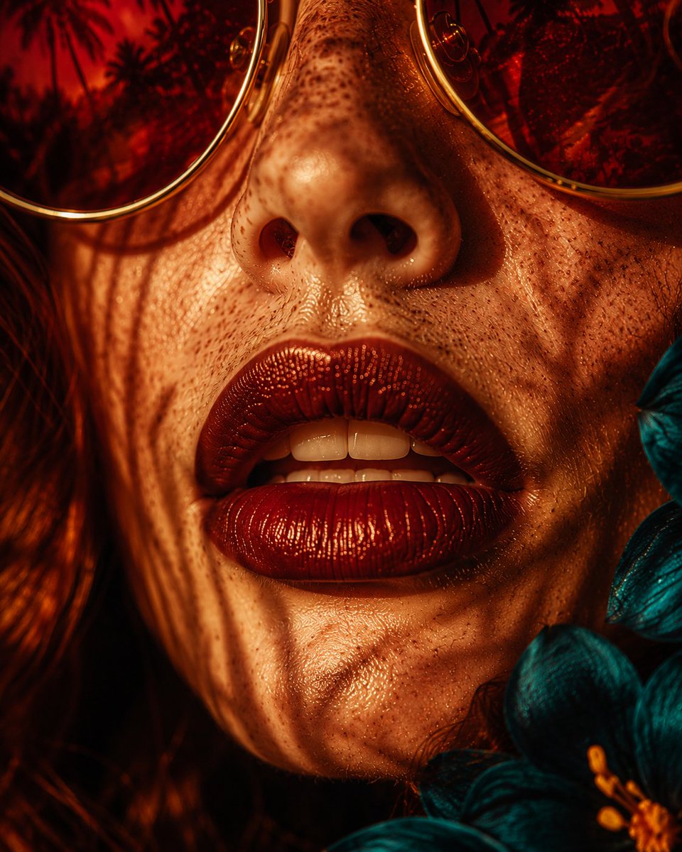 Summer Heat Editorial Poster example 2