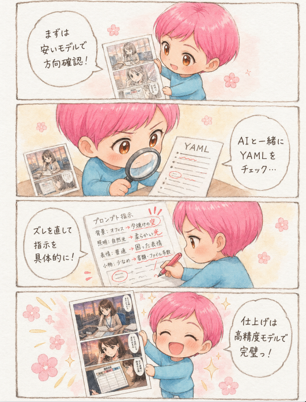 Watercolor AI Manga Workflow Comic