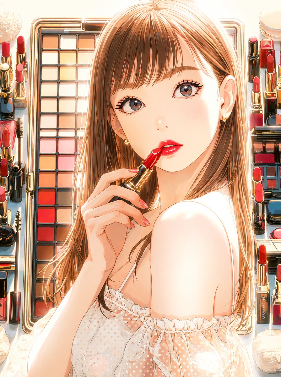 Anime Lipstick Beauty Portrait