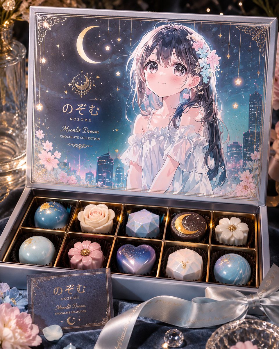 Moonlit Anime Chocolate Box
