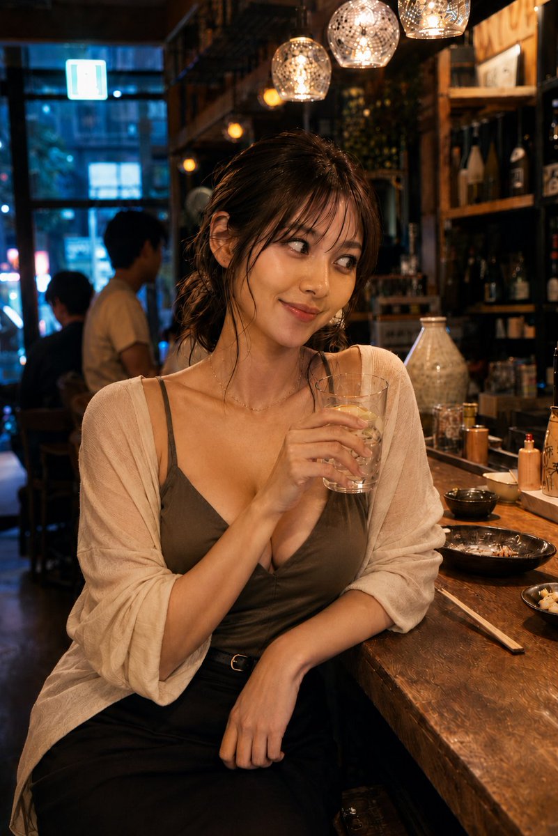 Izakaya Night Profile Portrait