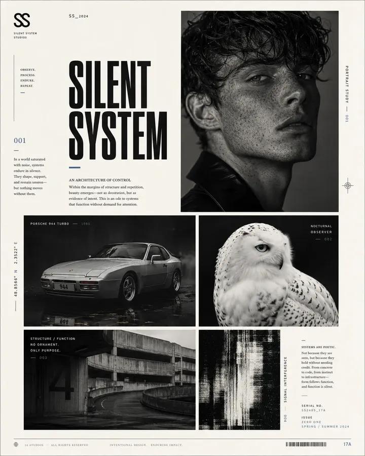 Avant-Garde Modular Graphic Design Poster