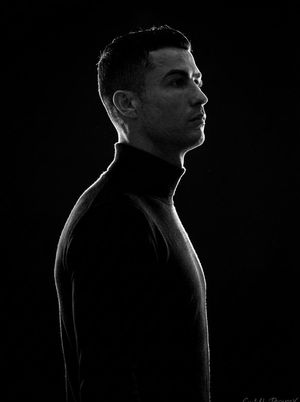 Monochromatic Rim Light Silhouette Portrait — A stark, high-contrast, black-and-white (monochromatic) side-profile portrait of a {argument name="subject" defaul