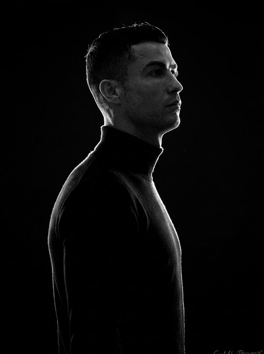 Monochromatic Rim Light Silhouette Portrait