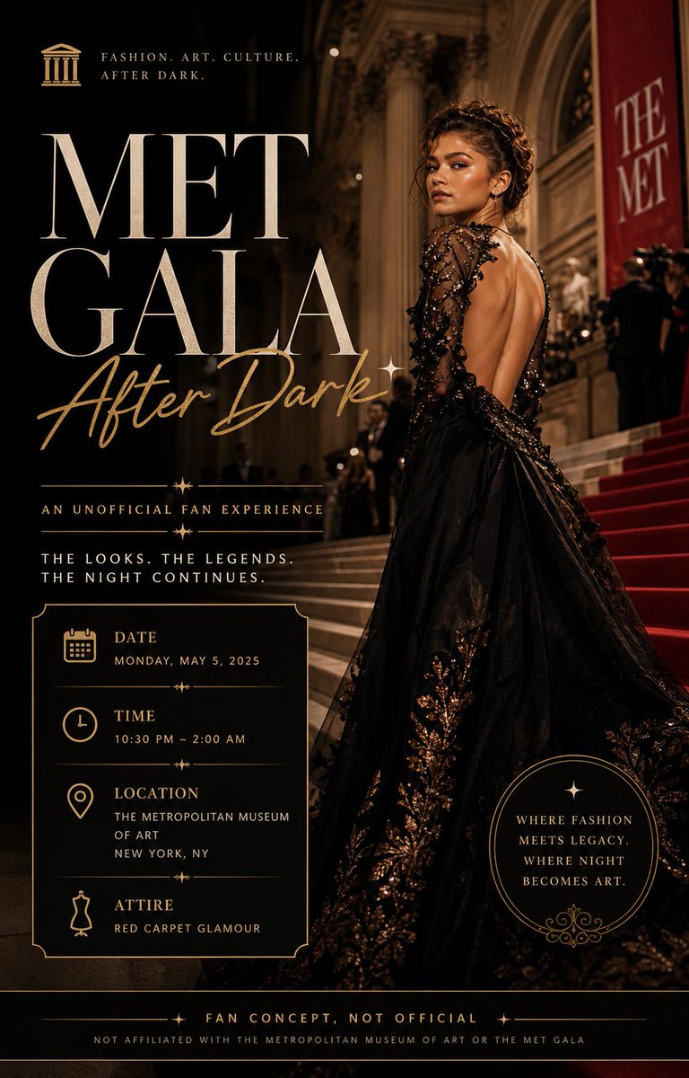 Luxury Event Branding Posters
