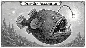 Banknote Engraving Deep Sea Creatures AI image template preview