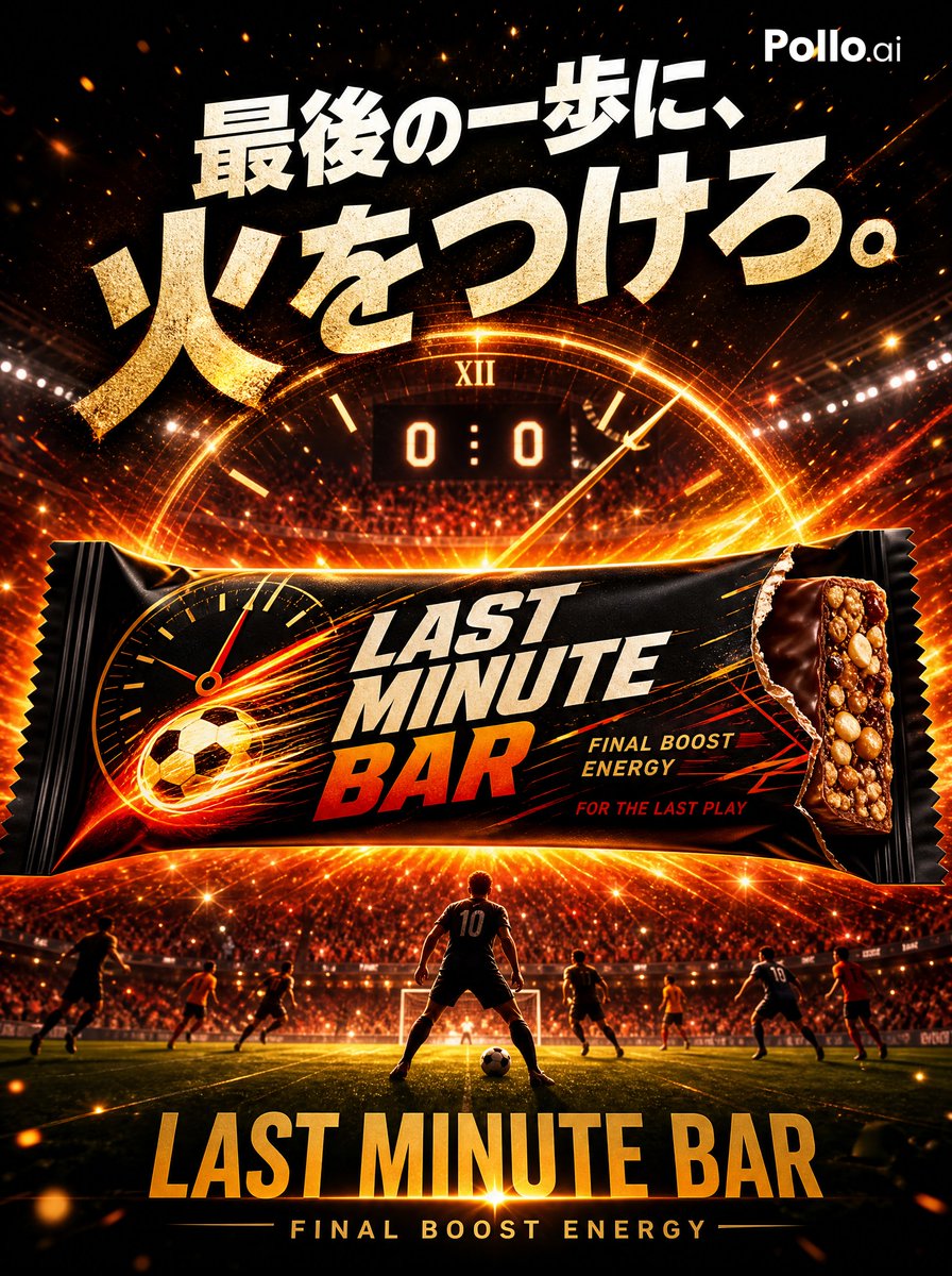 Last Minute Bar Soccer Ad Poster