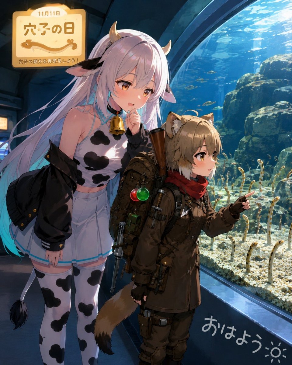Anime Aquarium Garden Eel Day