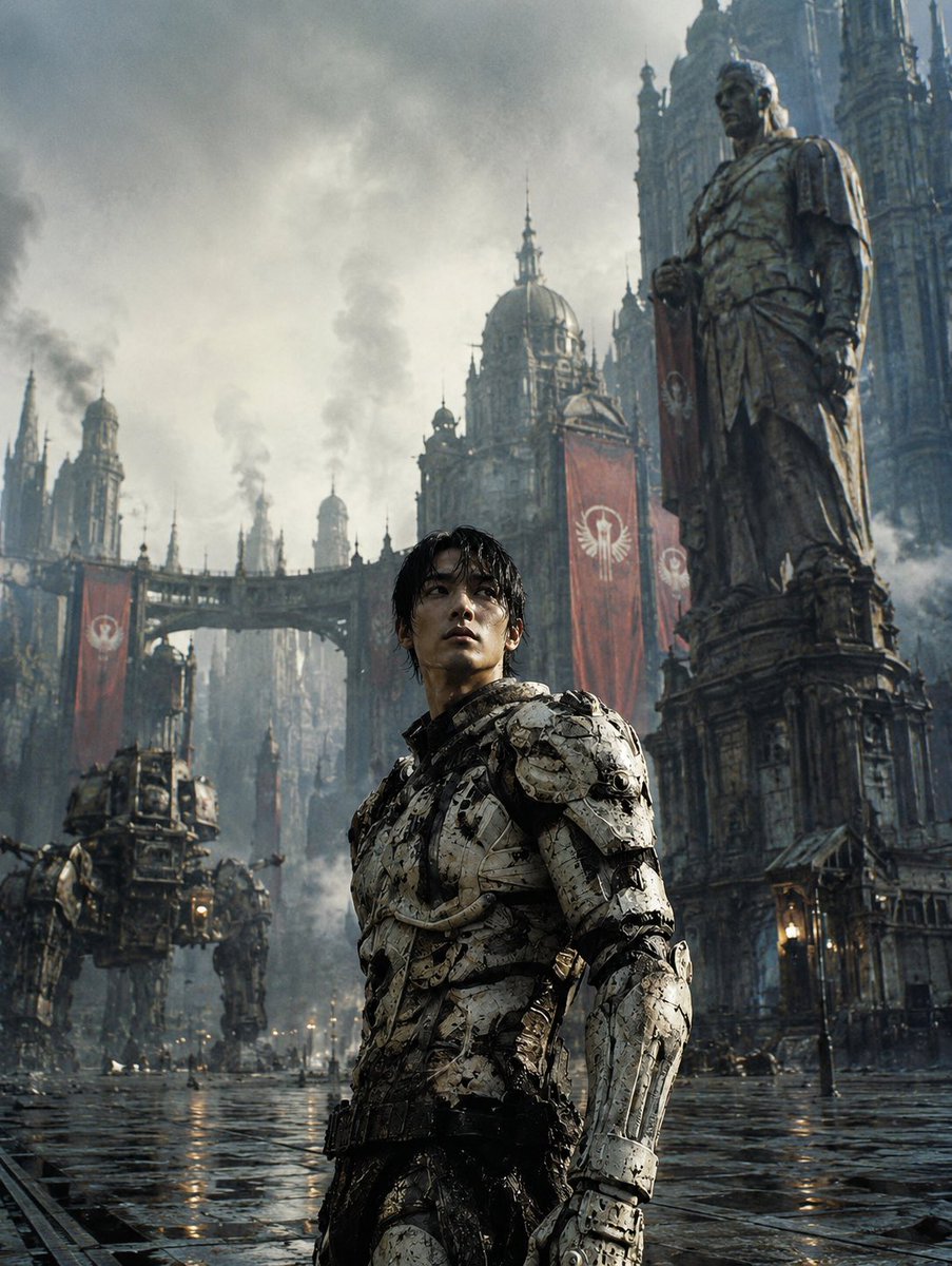 Dystopian Casshern-Style Hero