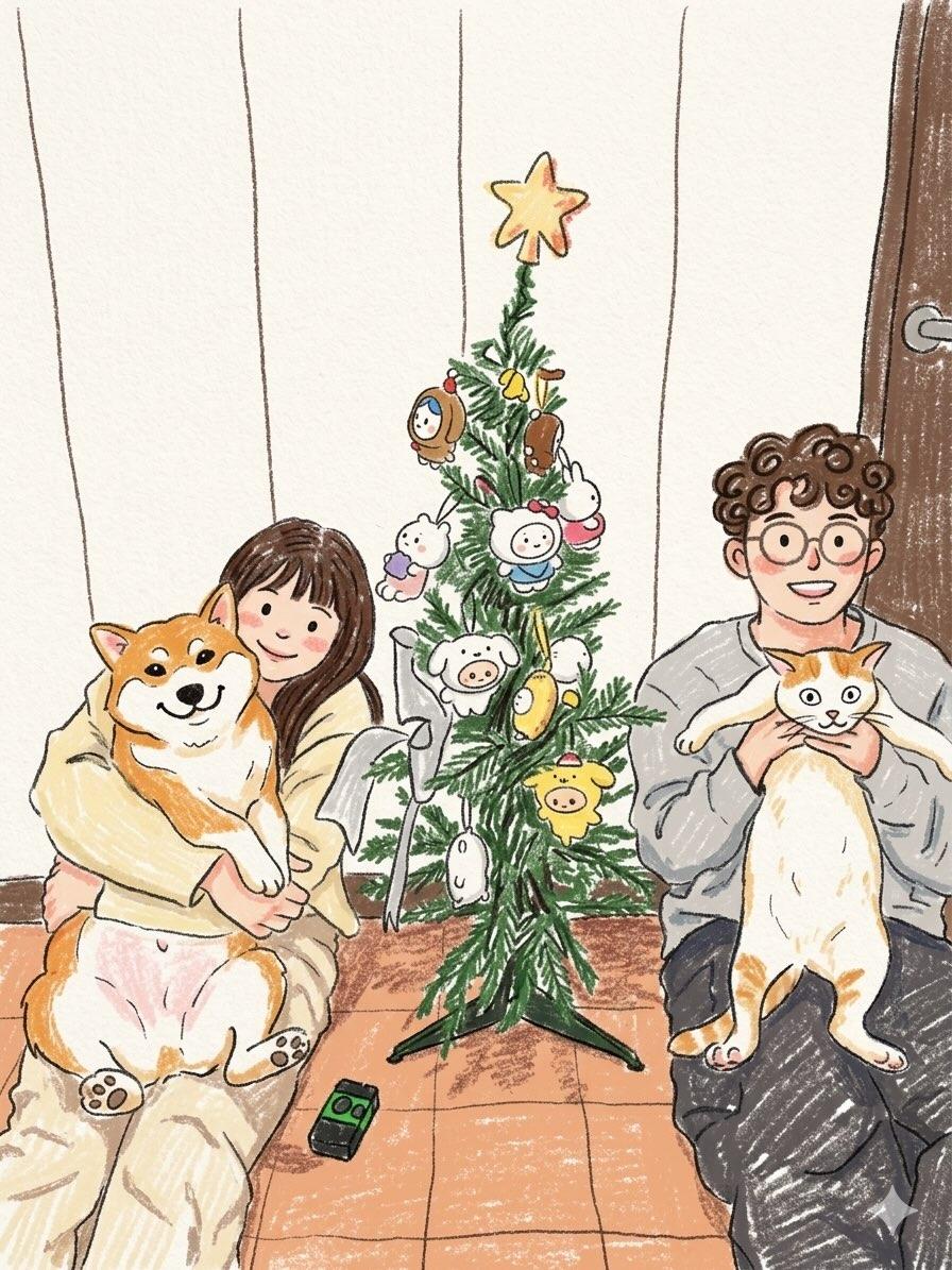 Cozy Watercolor Slice of Life Illustration example 3