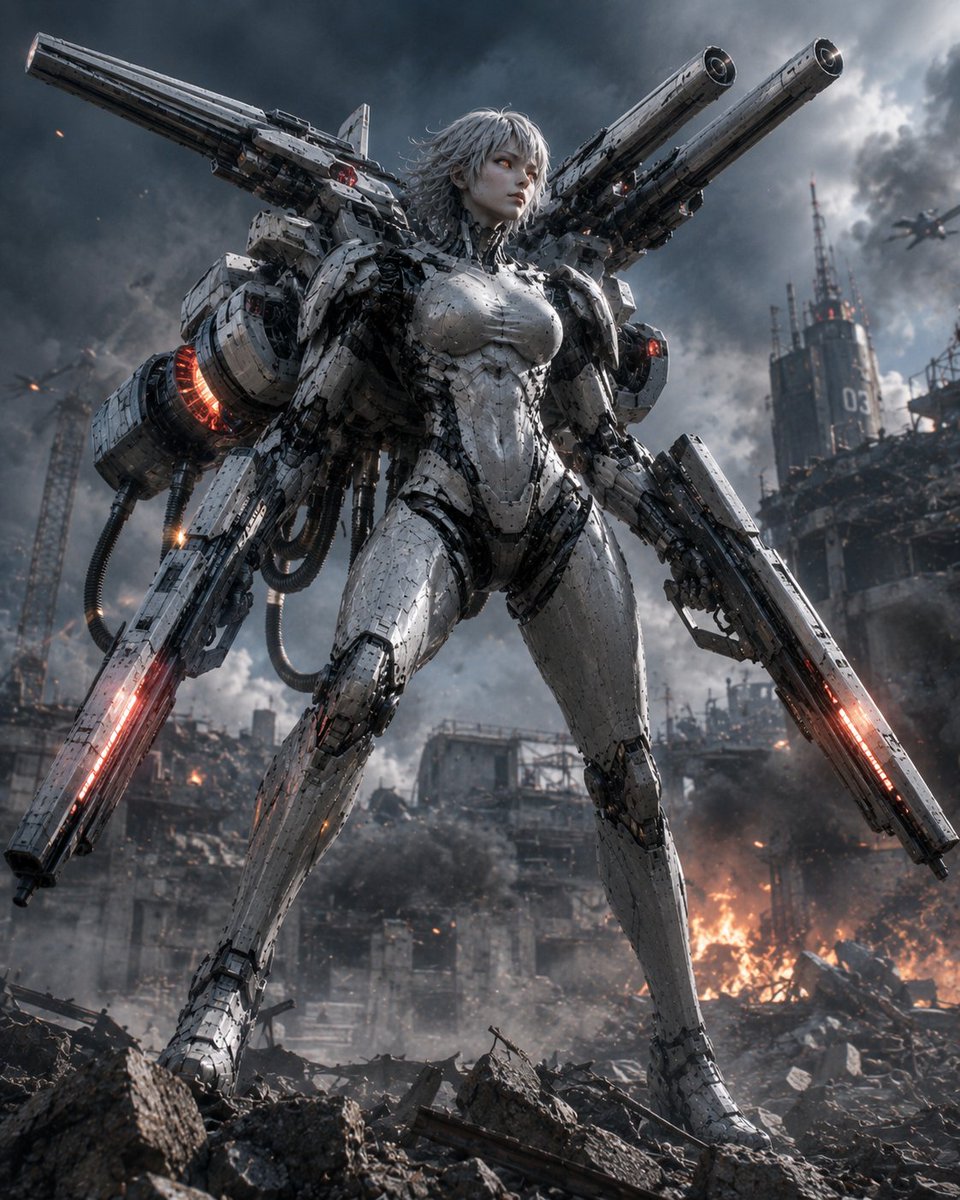 Giant Robot Interception Posture