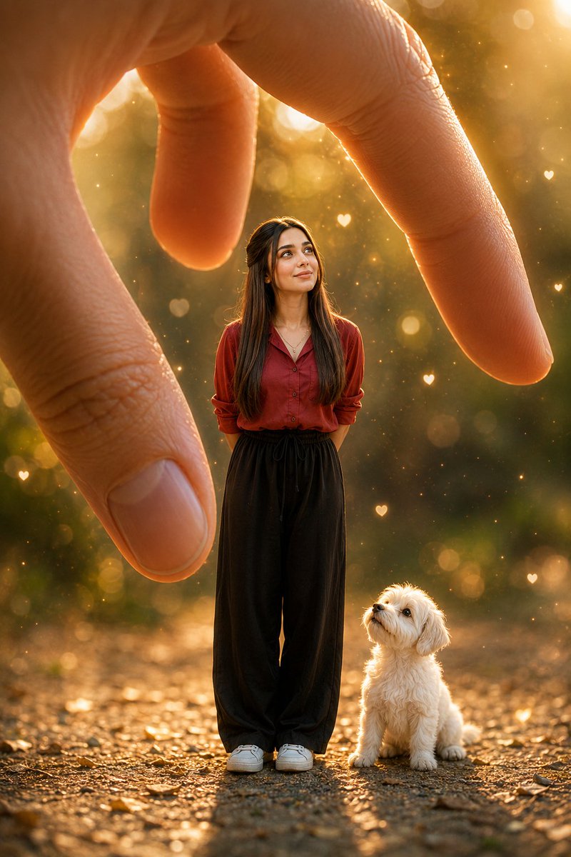 Miniature World Illusion Portrait