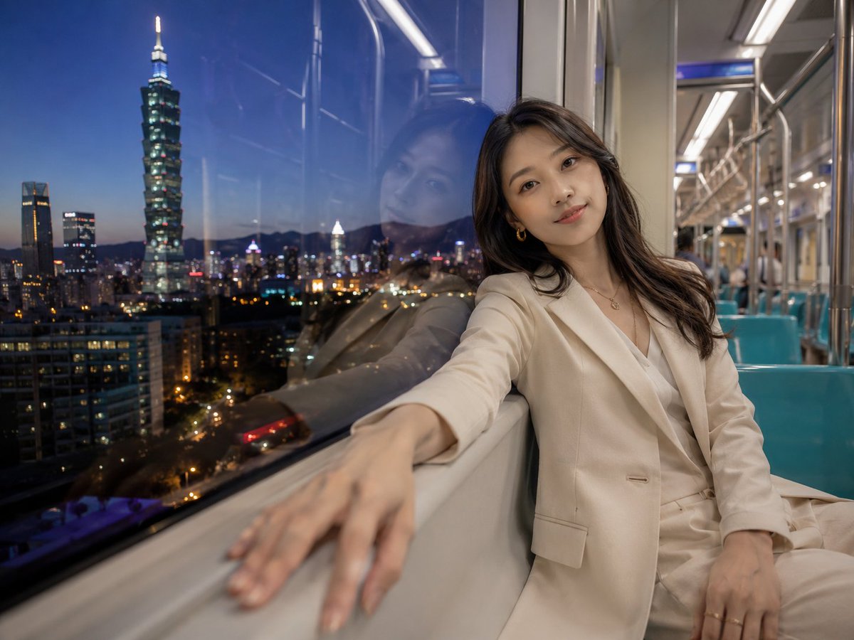 Taipei MRT Night Portrait