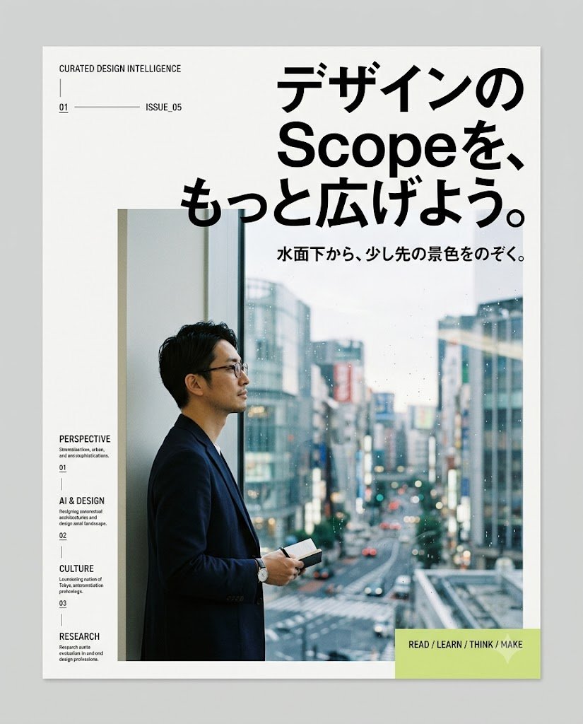 Japanese Design Magazine Poster