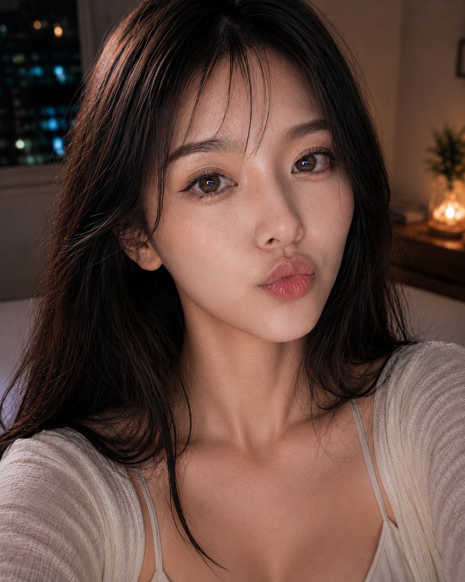 Natural Japanese Selfie Portrait