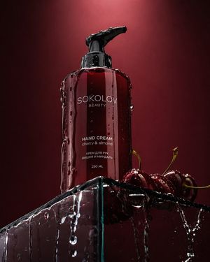 Dramatic Low-Angle Beauty Product Photography — Dramatic low-angle product photography of the {argument name="color" default="dark red"} {argument name="product