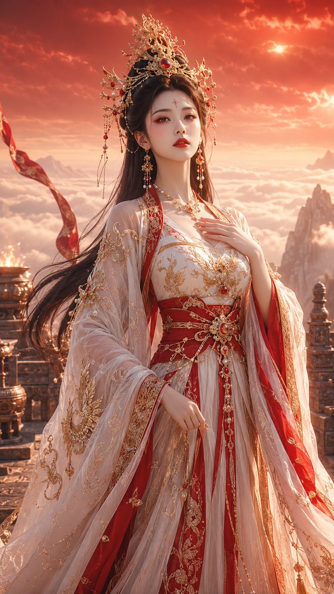 Tang Dynasty Fantasy Goddess Portrait