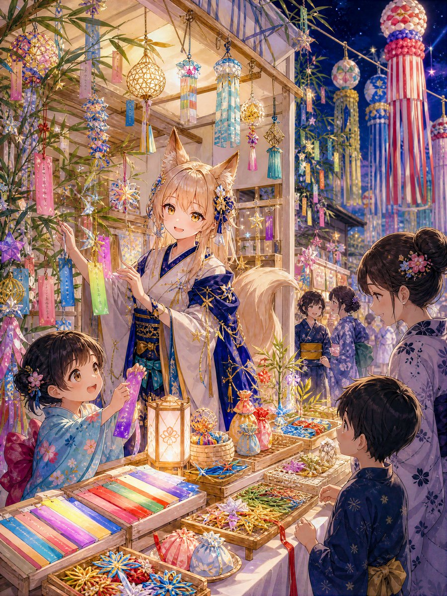 Fox Artisan Tanabata Stall