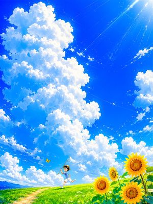 Nostalgic Japanese Summer Scene — ぼくの夏休みが走っていく

{argument name="雲" default="入道雲"}がこんなに大きい日は

{argument name="道具" default="虫取り網"}も
{argument name="花" default="ひま