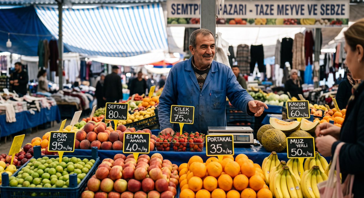 Turkish Market Grocer Realistic Photo example 3