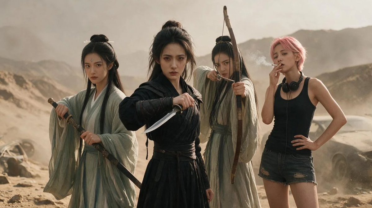 Post-Apocalyptic Wuxia Standoff