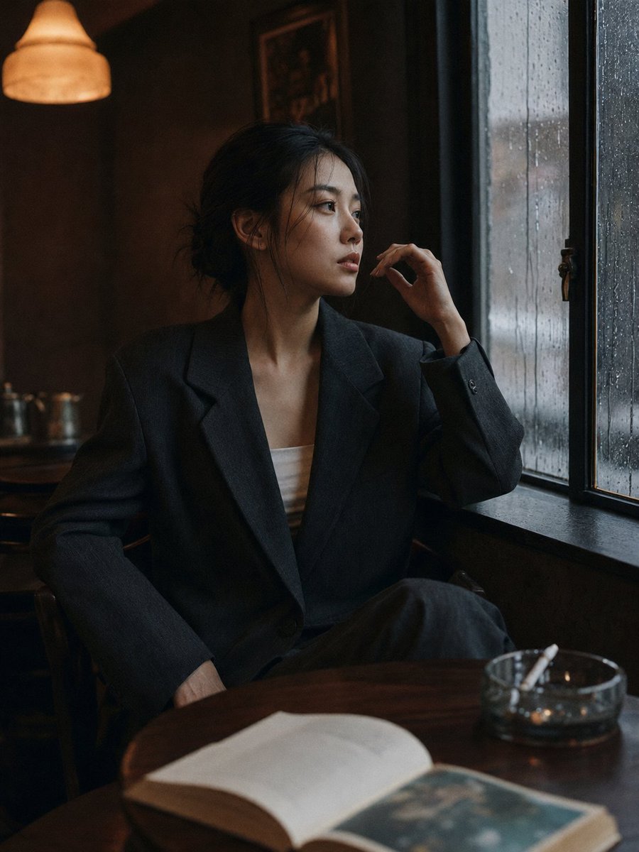 Moody Editorial Interior Portrait