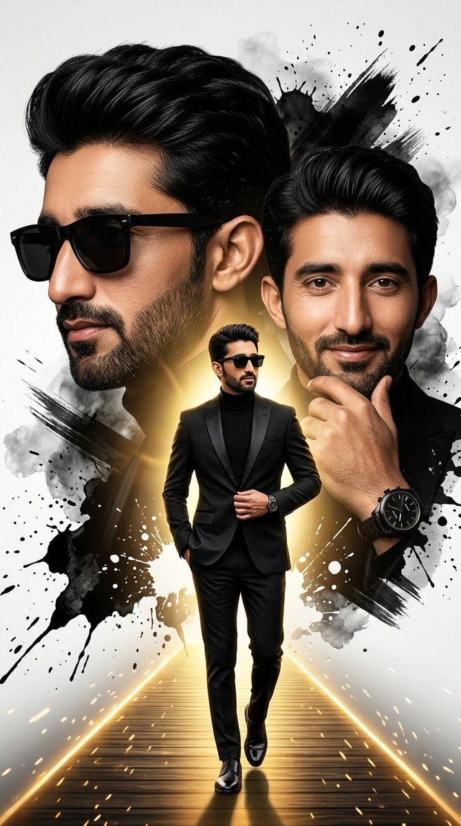 Luxury Fashion Poster Collage