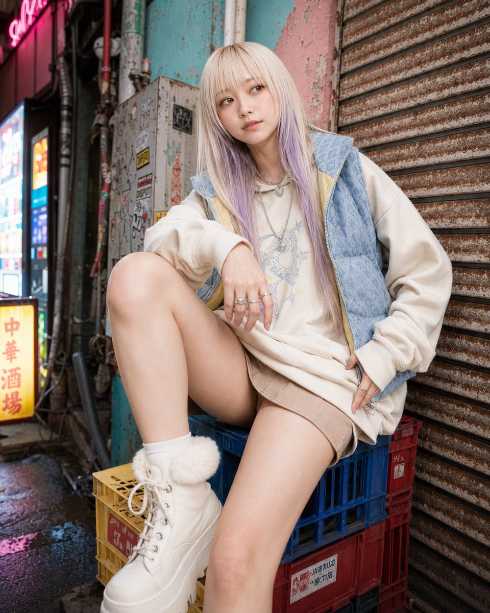 Retro-Pop Alley Fashion Editorial
