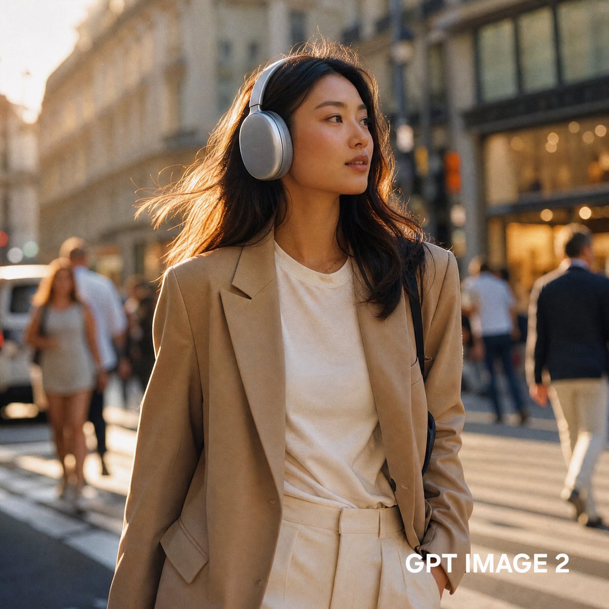 Cinematic lifestyle commercial photo of a woman