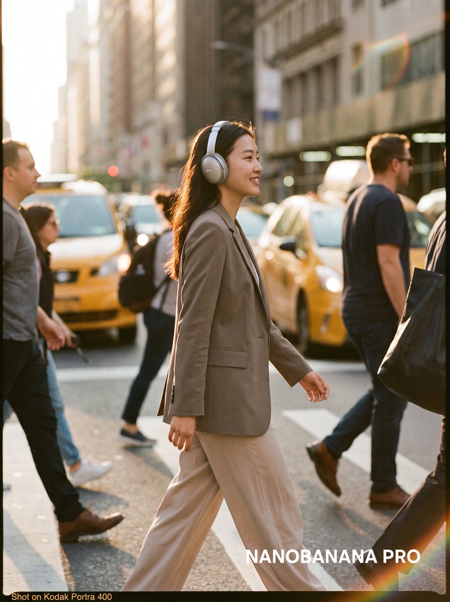 Cinematic lifestyle commercial photo of a woman example 3