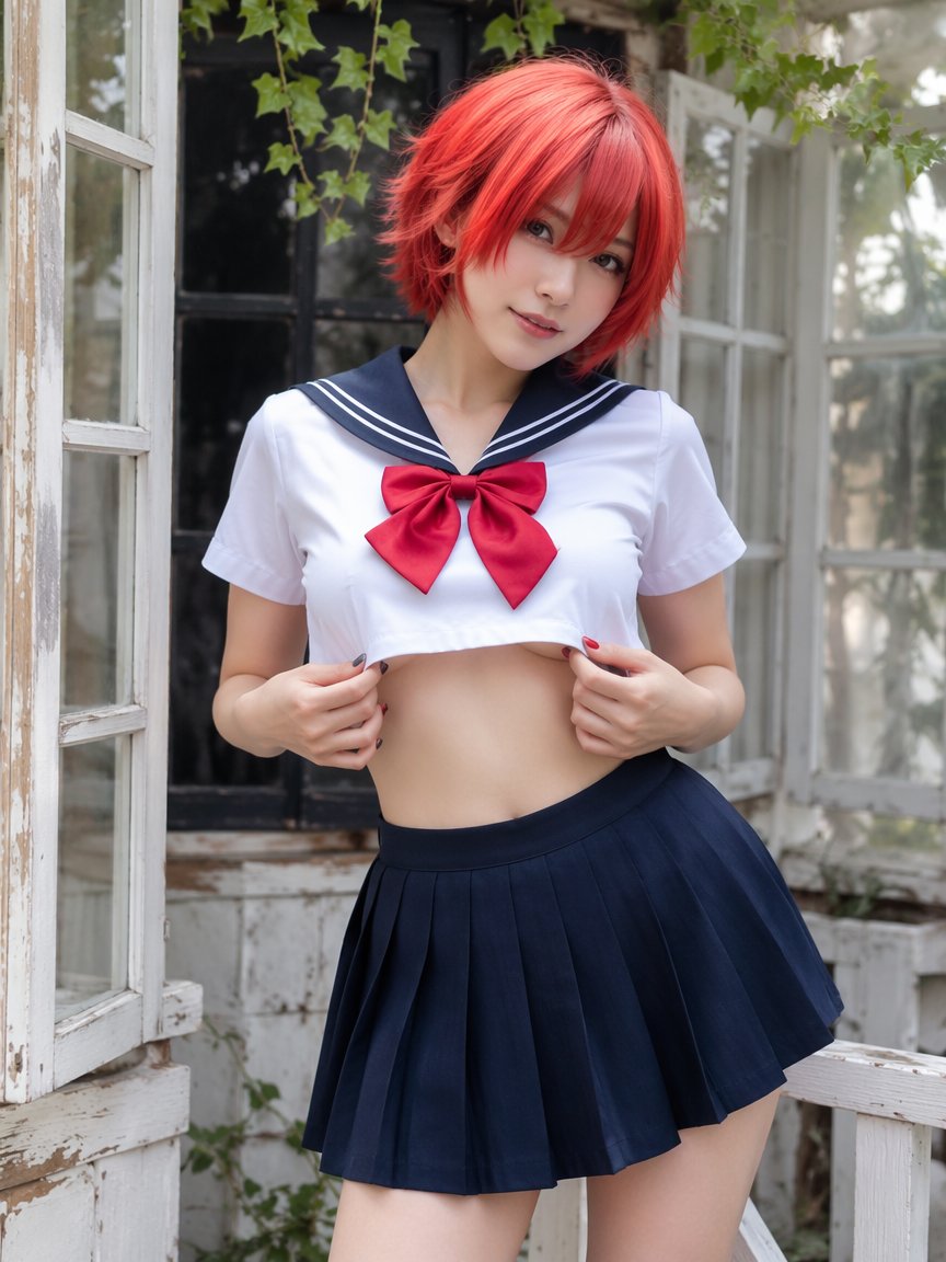 Realistic Sailor Cosplay Portrait
