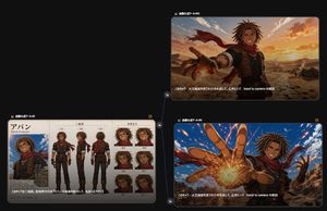 Anime Character Generation Workflow AI image template preview