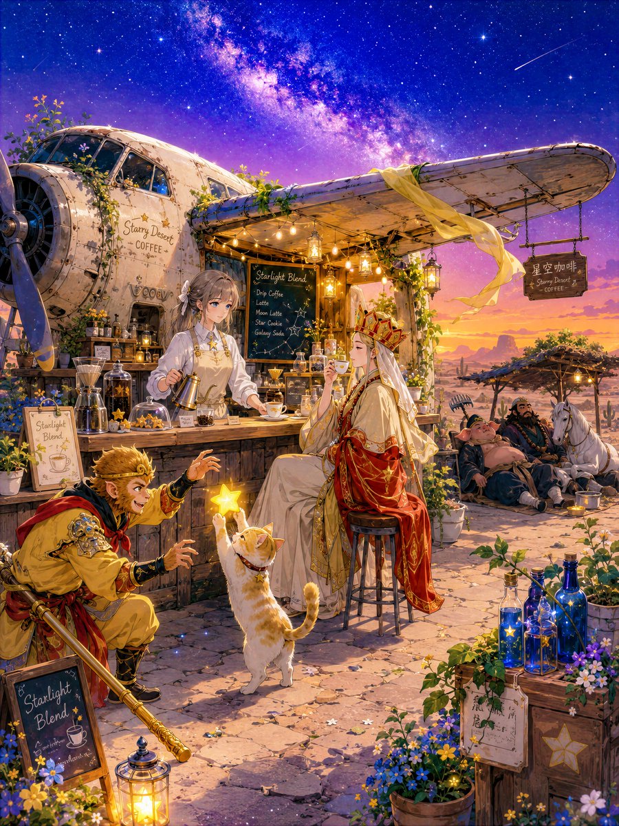 Desert Starlight Airplane Cafe
