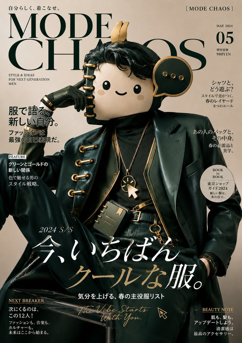 Surreal Japanese Fashion Magazine Cover