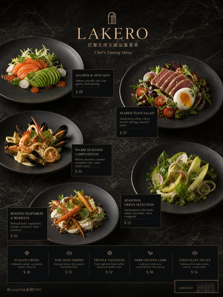 Premium Restaurant Campaign Poster
