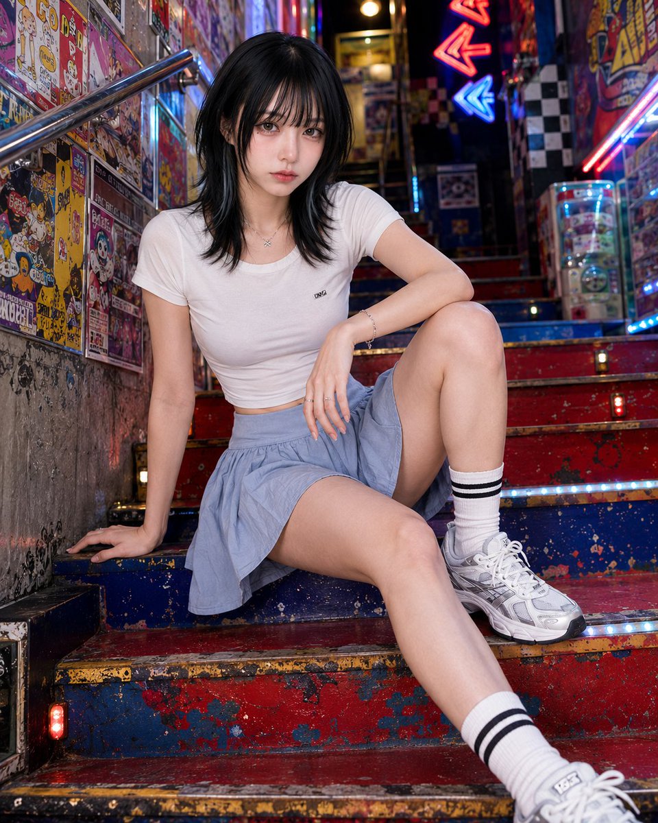 Retro Game Center Fashion Photography