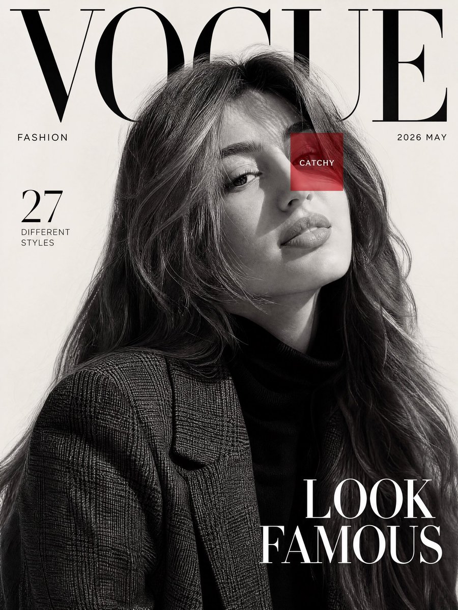 Vogue Magazine Cover Editorial