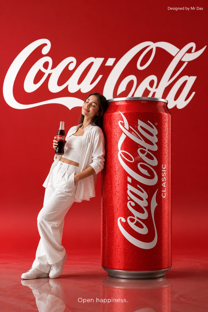 Minimalist Coca Cola Ad